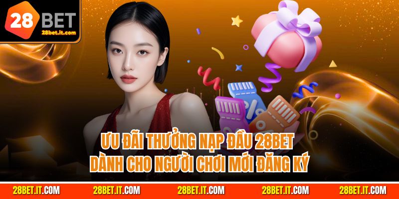 Ưu đãi thưởng nạp đầu 28Bet dành cho người chơi mới đăng ký
